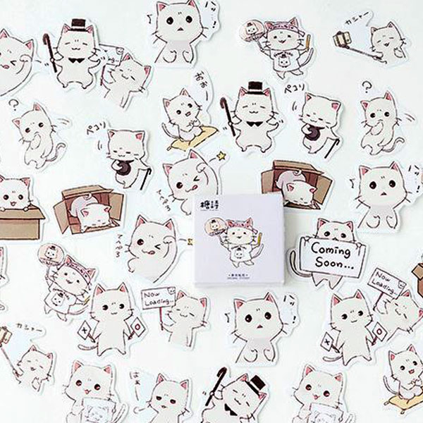 Bato The Cato Cute Sticker Set