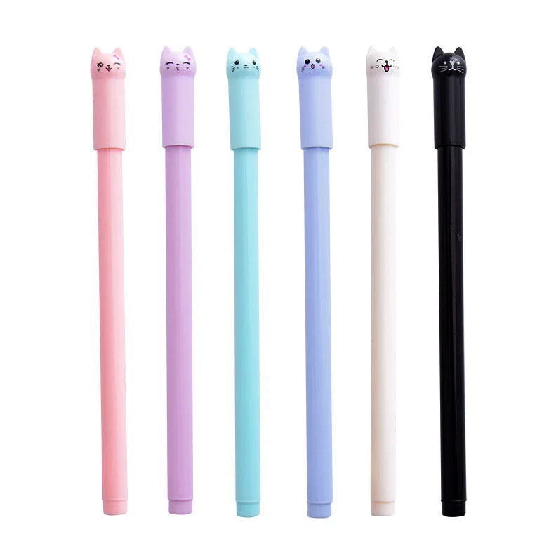 Miaow Kapow! Kawaii Pastel 0.5mm Black Ink Gel Pens