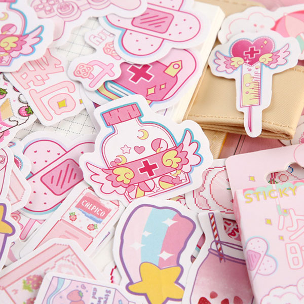 Hai Miss Pink Thing Sticker Set